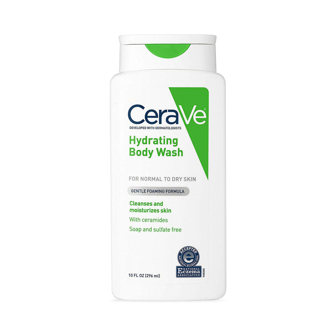Cerave Hydrating Body Wash For Normal To Dry Skin, 10 oz